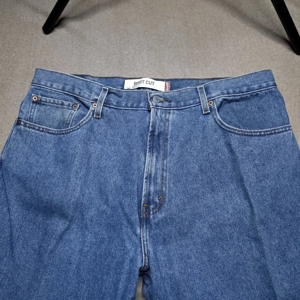 Levis 517 Y2K Boot Cut Jeans Mens 38x29 Blue Denim Classic Fit Relaxed